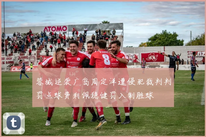 蓉城逆袭广岛周定洋遭侵犯裁判判罚点球费利佩稳健罚入制胜球